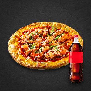 Crazy Bulgogi Shrimp Pizza + Coke 1.25L product image