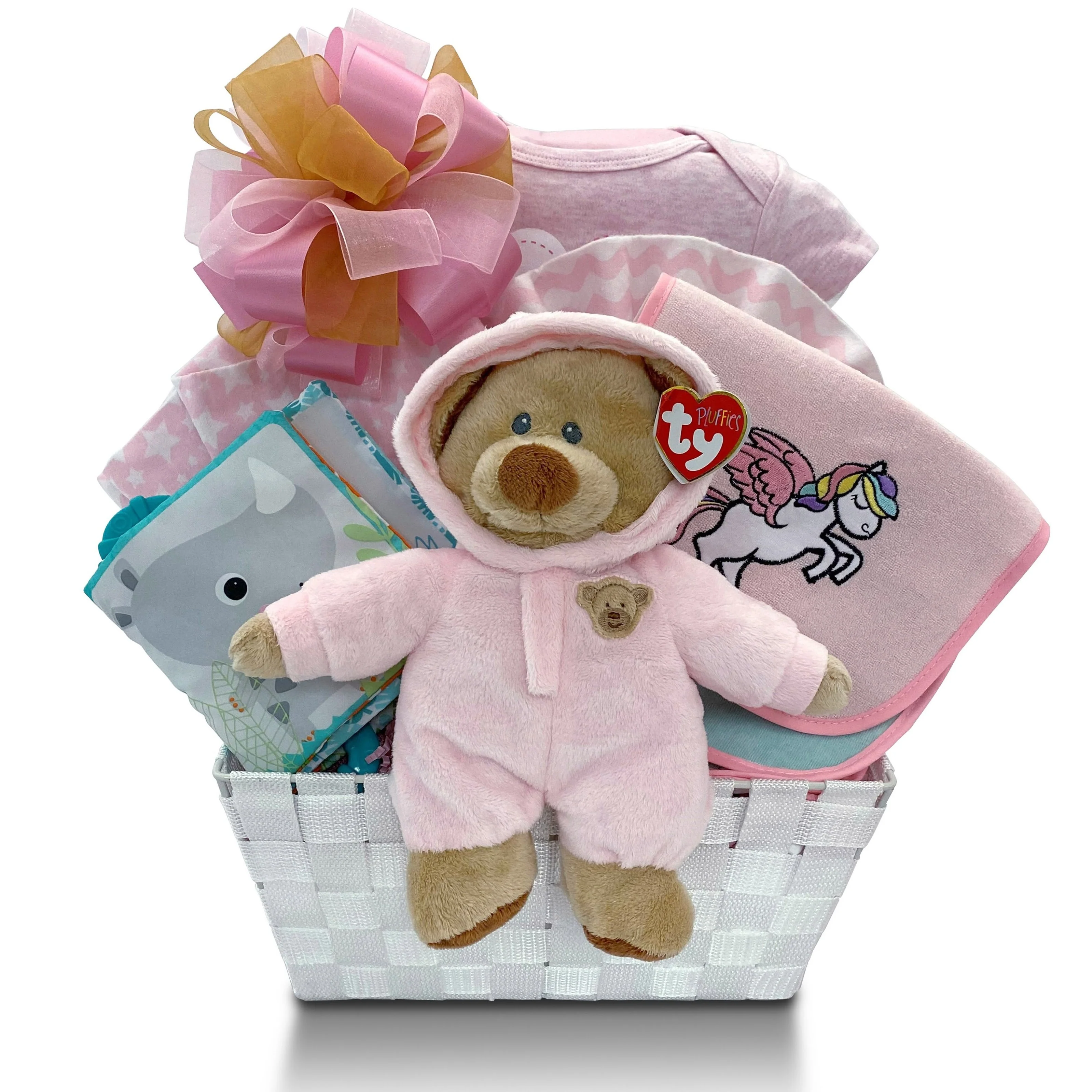 A Warm Welcome Baby Girl Gift Basket product image