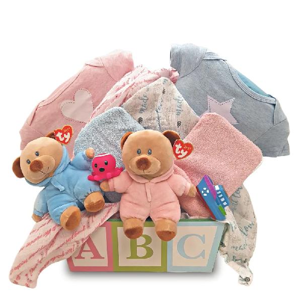 Double the Fun Twin Gift Basket product image