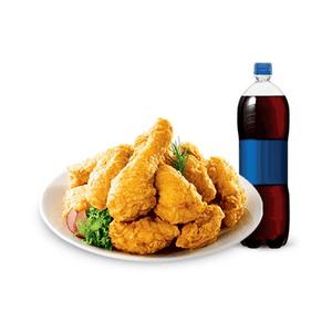 Honey Oligosaccharide Vegetable Seasoned Chicken + Coke 1.25L product image